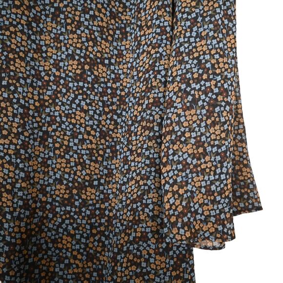 Cabi Womens Small S Style 3648 Poise Bell Sleeve Dress - Picture 7 of 11